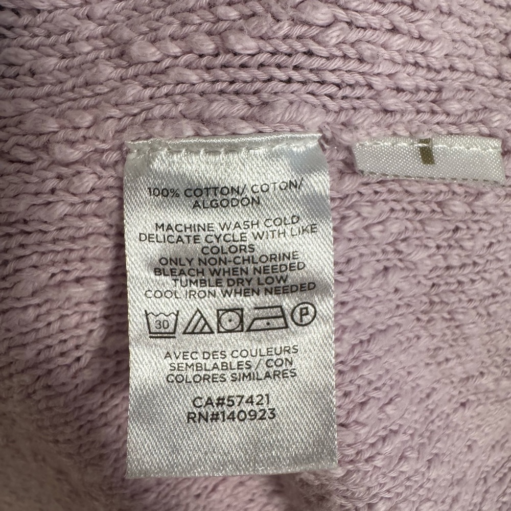 LOFT Women's Lilac Cardigan - Picture 4 of 4